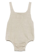 Body per neonato Gensami kids beige con applicazione TU01-B-SOFT GREY BEIGE GENSAMI 