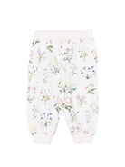 Shorts Sallie per neonata Molo beige con stampa a fiori 4S26I203 9541 MOLO KIDS 