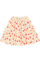 Gonna per bambina Bonpoint beige con stampa ciliegie all-over S06GSKW00010 603A BONPOINT KIDS 