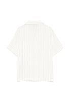 Camicia per bambino Emporio Armani Kids ècru a righe EB000972 AF20969 F0008 EMPORIO ARMANI KIDS 