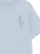 T-shirt per bambino Polo Ralph Lauren Kids azzurra con caratteristico motivo Polo Pony 322832907 505 Ralph Lauren kids 