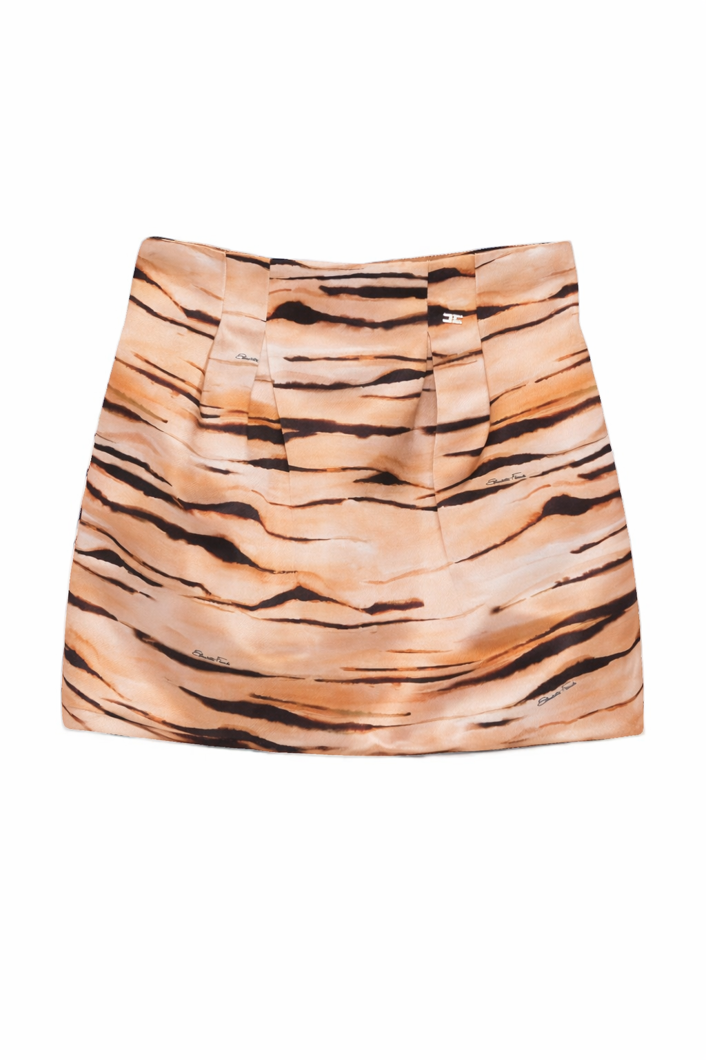 Gonna per bambina Elisabetta Franchi La Mia Bambina animalier con dettaglio logo EFGO2180RAE01 6006 ElISABETTA FRANCHI 
