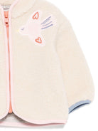 Giacca per neonata Stella McCartney Kids beige con ricamo uccellini TX2057 Z0506 183 STELLA McCARTNEY KIDS 