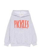 Felpa per bambino Bobo Choses grigia con stampa "Pickles" sul davanti B126AC051 041 BOBO CHOSES KIDS 