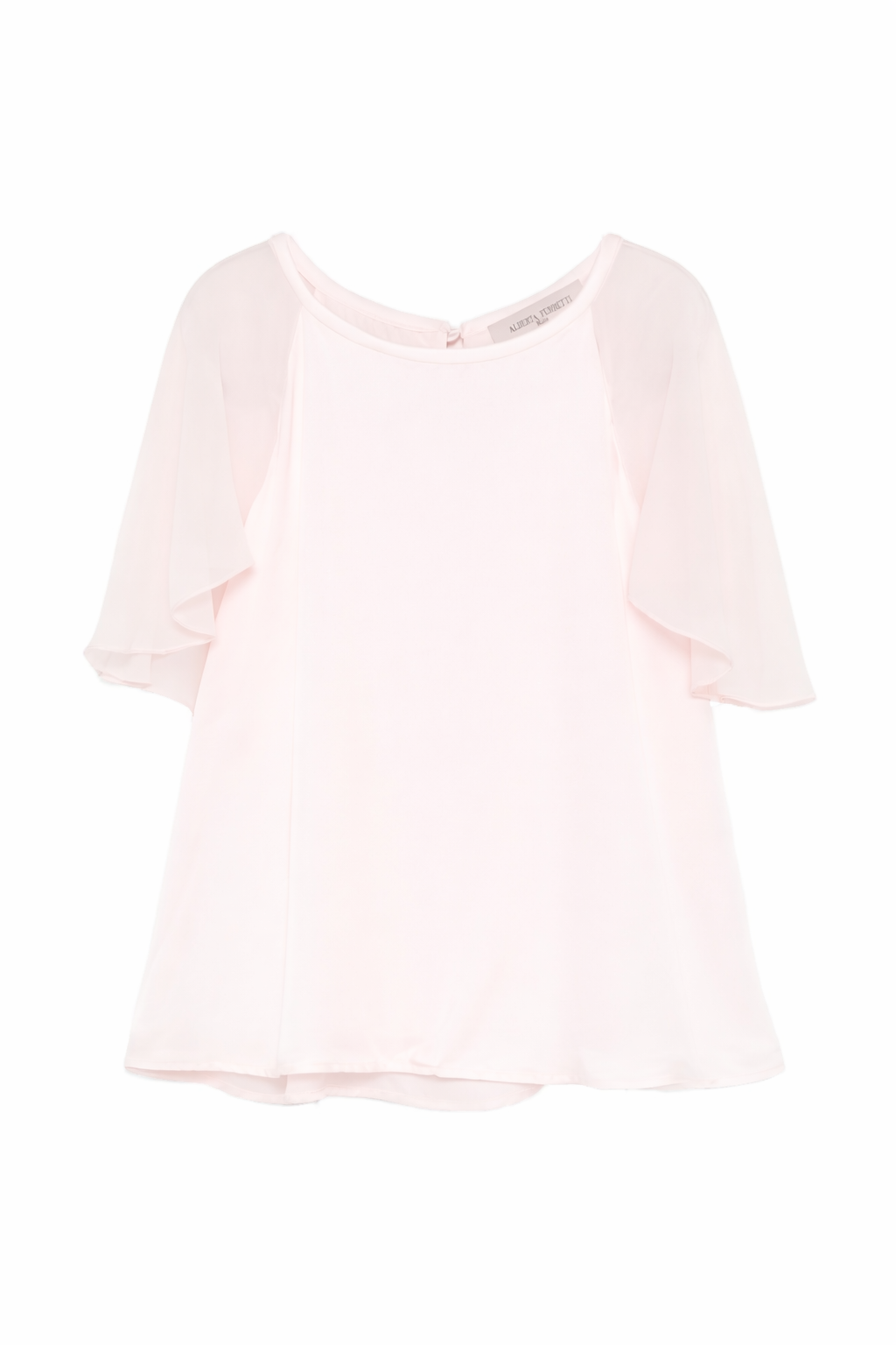 Blusa per bambina Alberta Ferretti Kids rosa con ruches R1G300 7142 0013 ALBERTA FERRETTI KIDS 