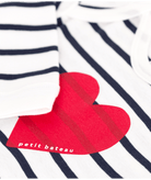 Tutina per neonati Petit Bateau multicolore con design a righe A0CN4 01 PETIT BATEAU KIDS 