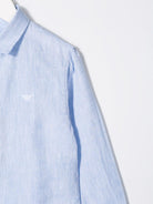Camicia per bambino Emporio Armani Kids azzurra con colletto classico 8N4CJ9 3NEEZ 0744 EMPORIO ARMANI KIDS 