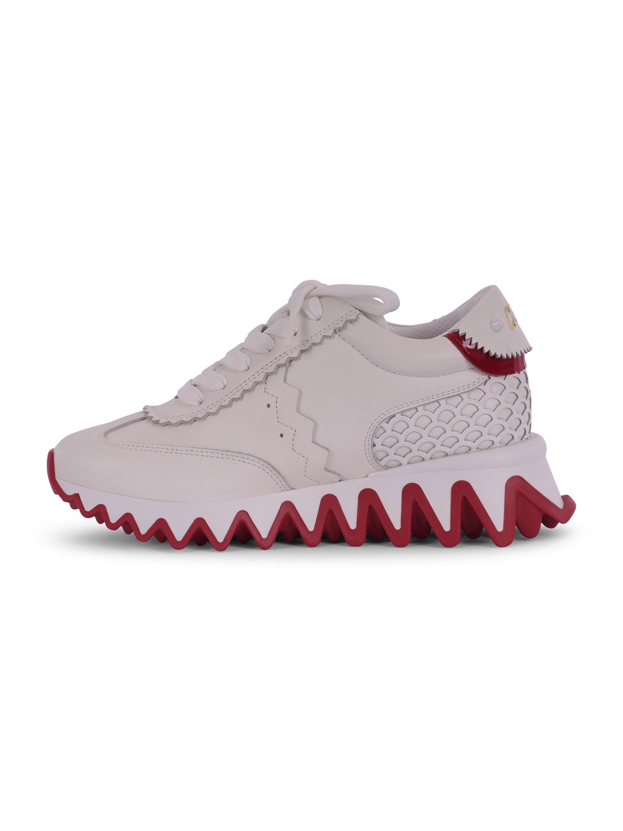 Scarpe per bambino Christian Loubutin Kids bianca con soletta rossa 3230563 W222 CHRISTIAN LOUBOUTIN KIDS 