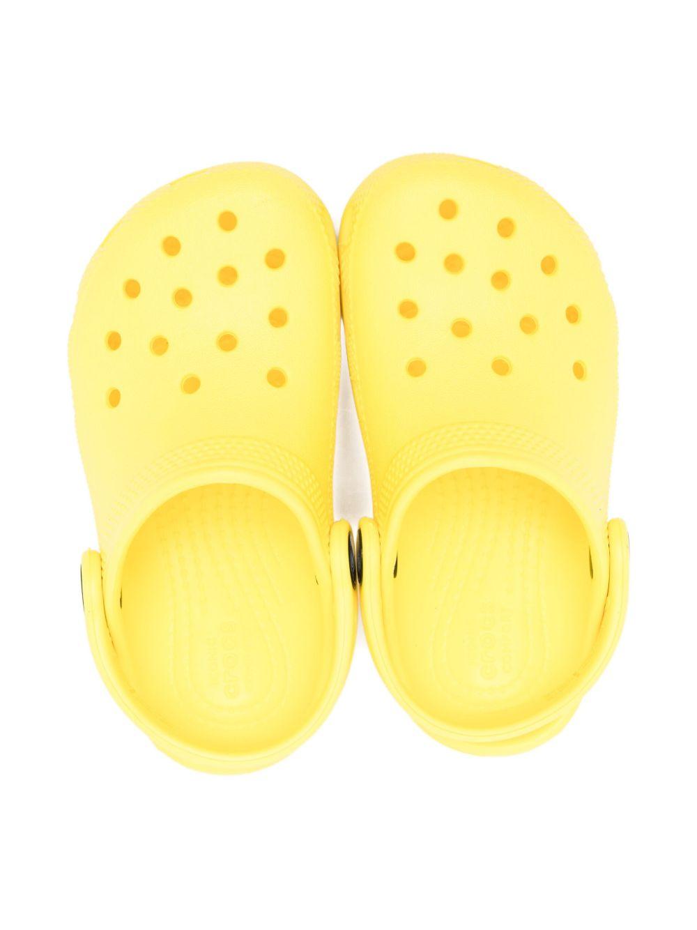 Clogs Classic per bambini Crocs Kids gialle con dettaglio traforato 206991 LEMO CROCS KIDS 