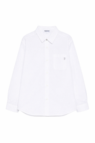 Camicia per bambino Dondup Kids bianca con taschino sul petto DMCA0550CA029 B000 DONDUP KIDS 