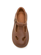 Mocassini per bambino Eli1957 marroni con cinturino a T 25028AN CARMELLO Eli Kids 