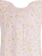 Abito per bambina Bonpoint bianco con stampa ciliegie all-over S06GDRW00020 625 BONPOINT KIDS 