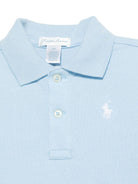 T-shirt per neonato Polo Ralph Lauren Kids azzurra con logo ricamato 320703632 153 Ralph Lauren kids 