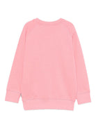 Felpa per bambina Molo rosa con faccia sorridente 6W25J201 8896 MOLO 