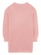 Abito per bambina Kenzo Kids rosa con tigre jacquard K61356 47H KENZO KIDS 