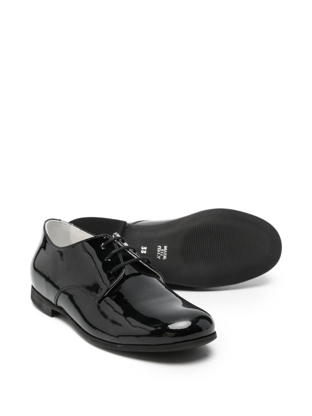 Scarpe stringate per bambino Colorichiari nero con finitura verniciata MJ958497 4231 90 COLORICHIARI KIDS 
