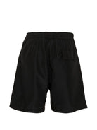 Costume da bagno per bambino Palm Angels Kids nero con dettaglio logo PBFD003S26FAB001 110 PALM ANGELS KIDS 