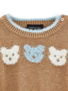Completo per neonata Monnalisa Kids marrone con intarsio Teddy Bear 22H505 8060 0003 MONNALISA KIDS 
