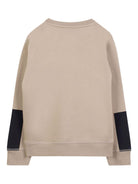 Felpa per bambino Hugo Kids beige con design color-block G00449 P90 Hugo 