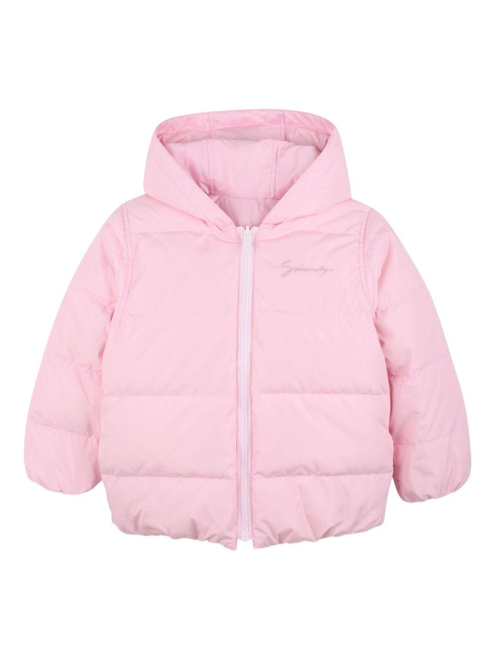 Giubbino per bambina Givenchy Kids rosa con design trapuntato H30931 46N GIVENCHY KIDS 