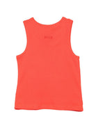 Canotta per bambina MSGM Kids arancione con applicazioni S6MSJGTA100 MS074 MSGM KIDS 