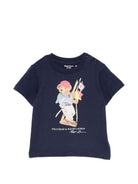 T-shirt per neonato Polo Ralph Lauren Kids blu con motivo Polo Bear 320A12428 001 Ralph Lauren kids 