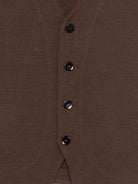 Gilet per bambino Paolo Pecora Kids marrone con chiusura a bottoni PP4189 EBANO PAOLO PECORA KIDS 