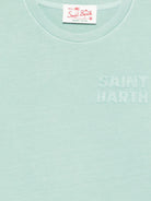 T-shirt per bambino MC2 Saint Barth Kids verde chiaro con stampa a rilievo POT0002 01230L MC2 ST. BARTH KIDS 