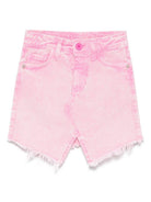 Gonna per bambina John Richmond Junior rosa con effetto schiarito RGP25161GO DENIM BARBIE JOHN RICHMOND JUNIOR 