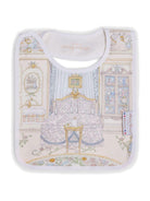 Bavaglino per neonati Atelier Choux bianco con stampa BI-CS-FRB E-U ATELIER CHOUX PARIS KIDS 