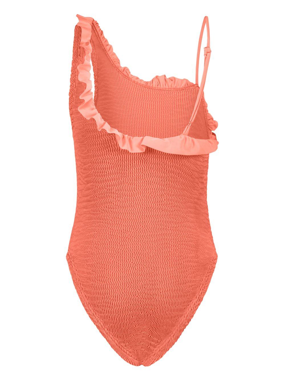 Costume intero Nori per bambina Paramidonna Kids arancione con design texturizzato CR26KNS SALMON PARAMIDONNA KIDS 