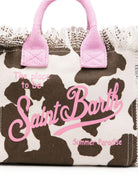 Borsa Vanity Mini MC2 Saint Barth animalier con manici rosa VAMI001 00327L MC2 ST. BARTH KIDS 