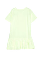 Abito per bambina BillieBlush verde neon con abbellimento di paillettes U21834 552 BILLIEBLUSH KIDS 
