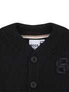 Cardigan per neonato BOSS Kidswear nero con bottoni J52722 09B BOSS KIDS 