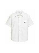 Camicia per bambino Paolo Pecora Kids bianca con colletto classico PP4302 GESSO PAOLO PECORA KIDS 