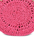 Borsa a tracolla per bambina Chloé Kids rosa con trama intrecciata C20875 46S CHLOE' KIDS 
