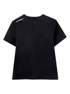 T-shirt per bambino Karl Lagerfeld Kids nera con stampa Karl sul davanti Z31094 09B KARL LAGERFELD KIDS 