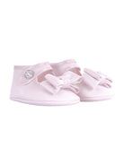 Scarpe primi passi per neonata Monnalisa rosa con dettaglio fiocco 73G008 7302 0091 MONNALISA KIDS 