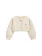 Cardigan per neonata Monnalisa Kids bianco con dettaglio con fiocco 73H801 8060 0001 MONNALISA KIDS 