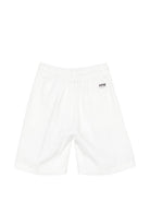 Shorts per bambino Paolo Pecora Kids bianco gesso con coulisse PP4303 GESSO PAOLO PECORA KIDS 