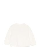 Cardigan per neonata Bonpoint bianco con dettagli in rilievo S06XCAK00013 008 BONPOINT KIDS 