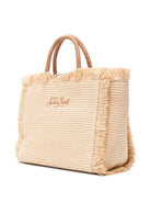 Borsa Colette MC2 Saint barth beige con logo ricamato COL0017 00368L MC2 ST. BARTH KIDS 