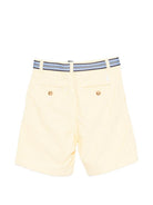 Shorts per bambino Polo Ralph Lauren Kids giallo con cintura a righe 322963291 501 Ralph Lauren kids 