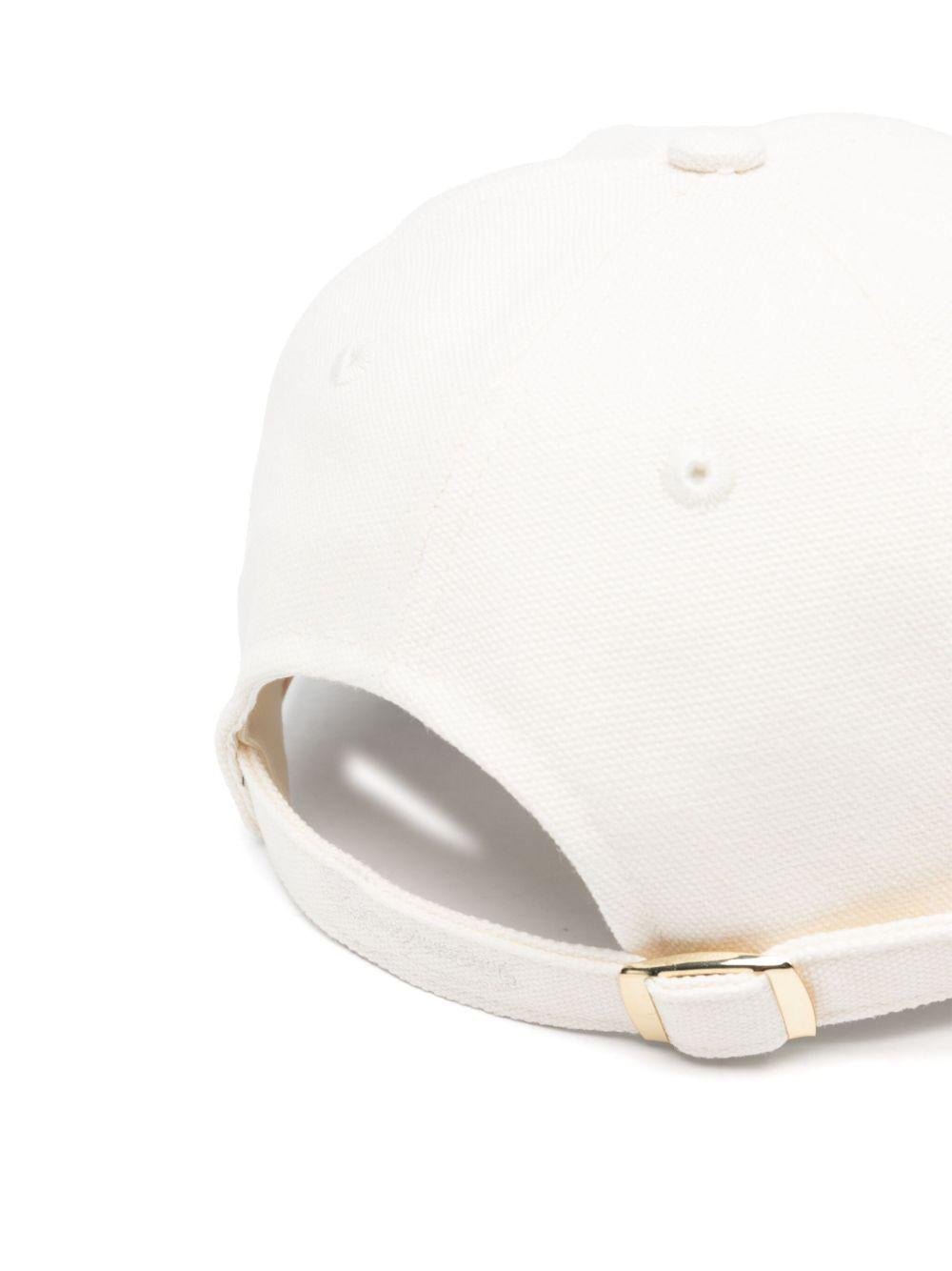 Cappello da baseball Arnold per neonata Bonpoint bianco con occhielli S05GACW00009 004 BONPOINT KIDS 