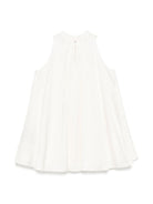 Abito per bambina Balmain Kids bianco con motivo jacquard BW1D62 S0192 102 BALMAIN KIDS 