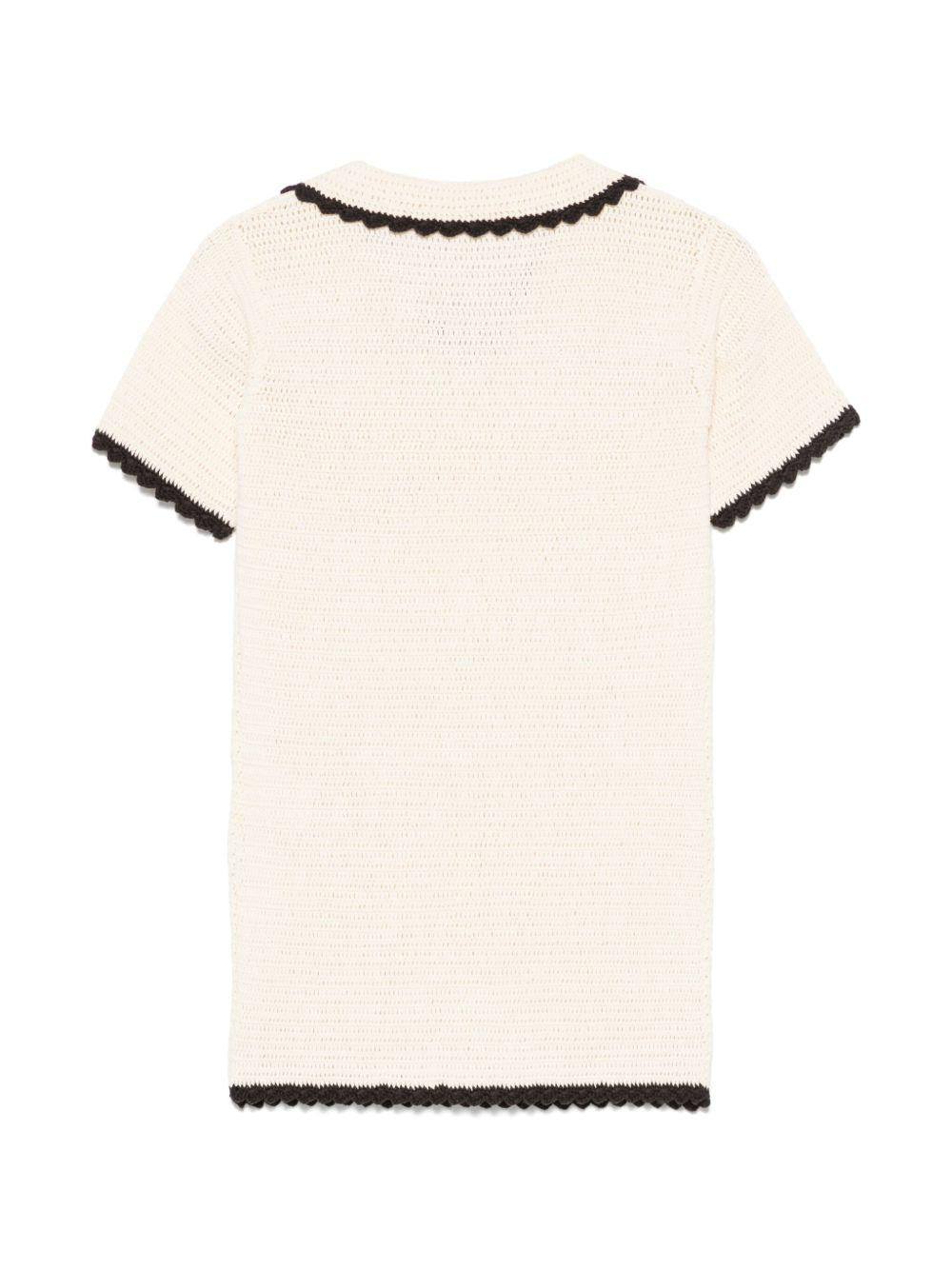 Abito Elaine per bambina Bonpoint beige con scollo a V S05GDRK00020 903 BONPOINT KIDS 