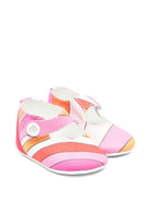 Scarpe per neonata Emilio Pucci Junior multicolore a righe PY0076 P0585 50EAR EMILIO PUCCI KIDS 