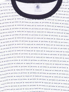 Set di due pigiami per bambino Petit Bateau bianco con stampa grafica all-over A0FQG 00 PETIT BATEAU KIDS 