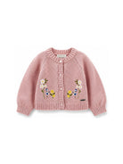 Cardigan per neonata Monnalisa Kids rosa con ricamo floreale 39H804 8060 0094 MONNALISA KIDS 