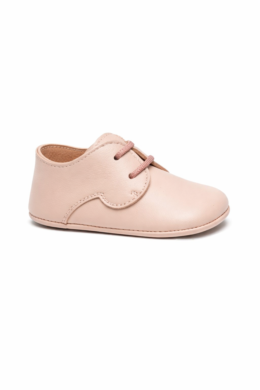 Scarpine primi passi per neonato Eli1957 beige con suola in pelle 10016AL NUDE Eli Kids 